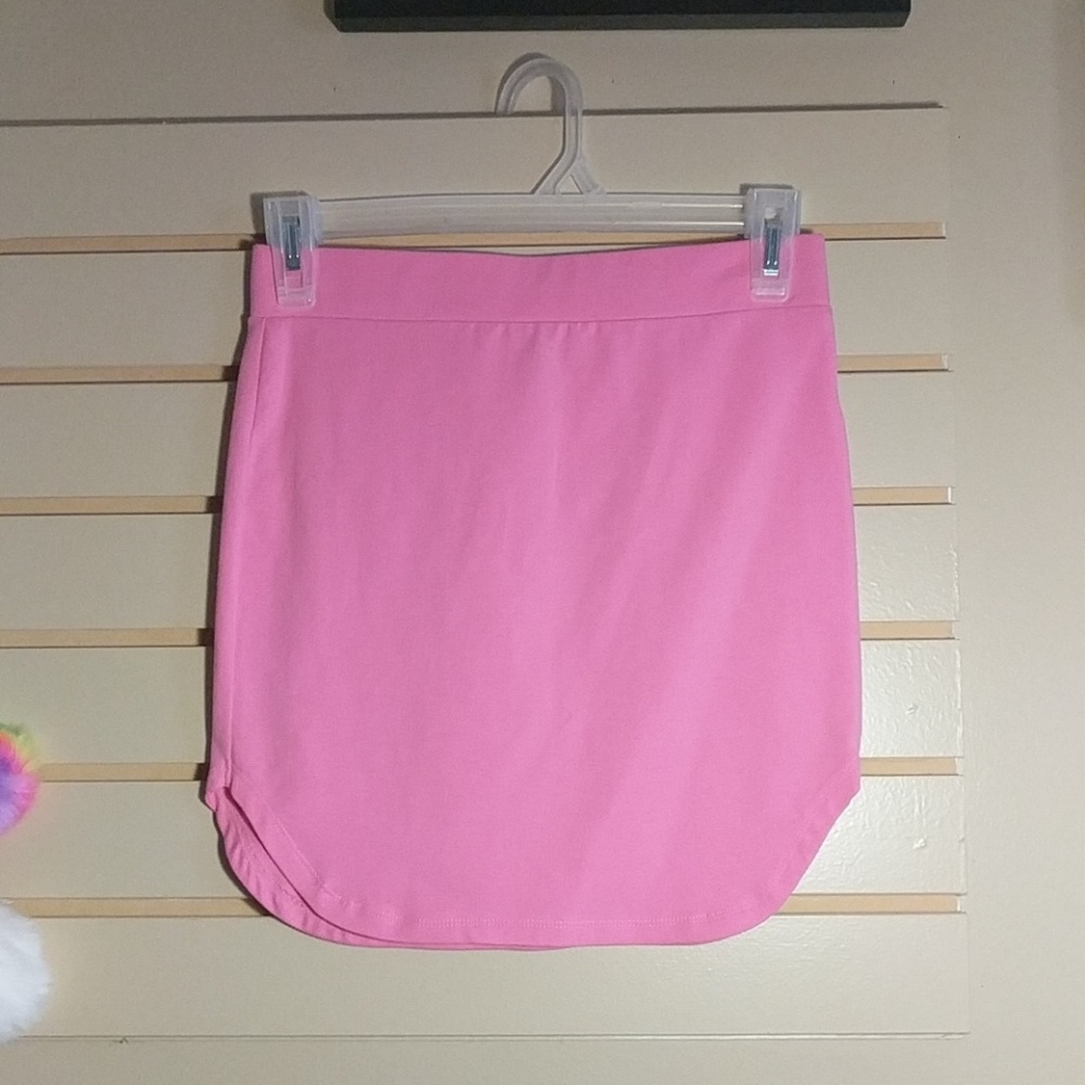 Bright Pink Mini Skirt